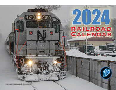 2024 Railroad Wall Calendar