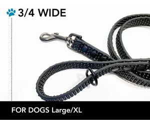 "Get a Grip" DAE Lead Leash WIDE (Large/XL Dogs)